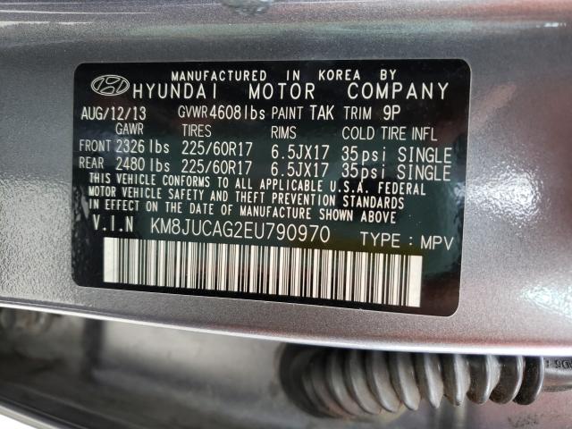 Photo 9 VIN: KM8JUCAG2EU790970 - HYUNDAI TUCSON GLS 