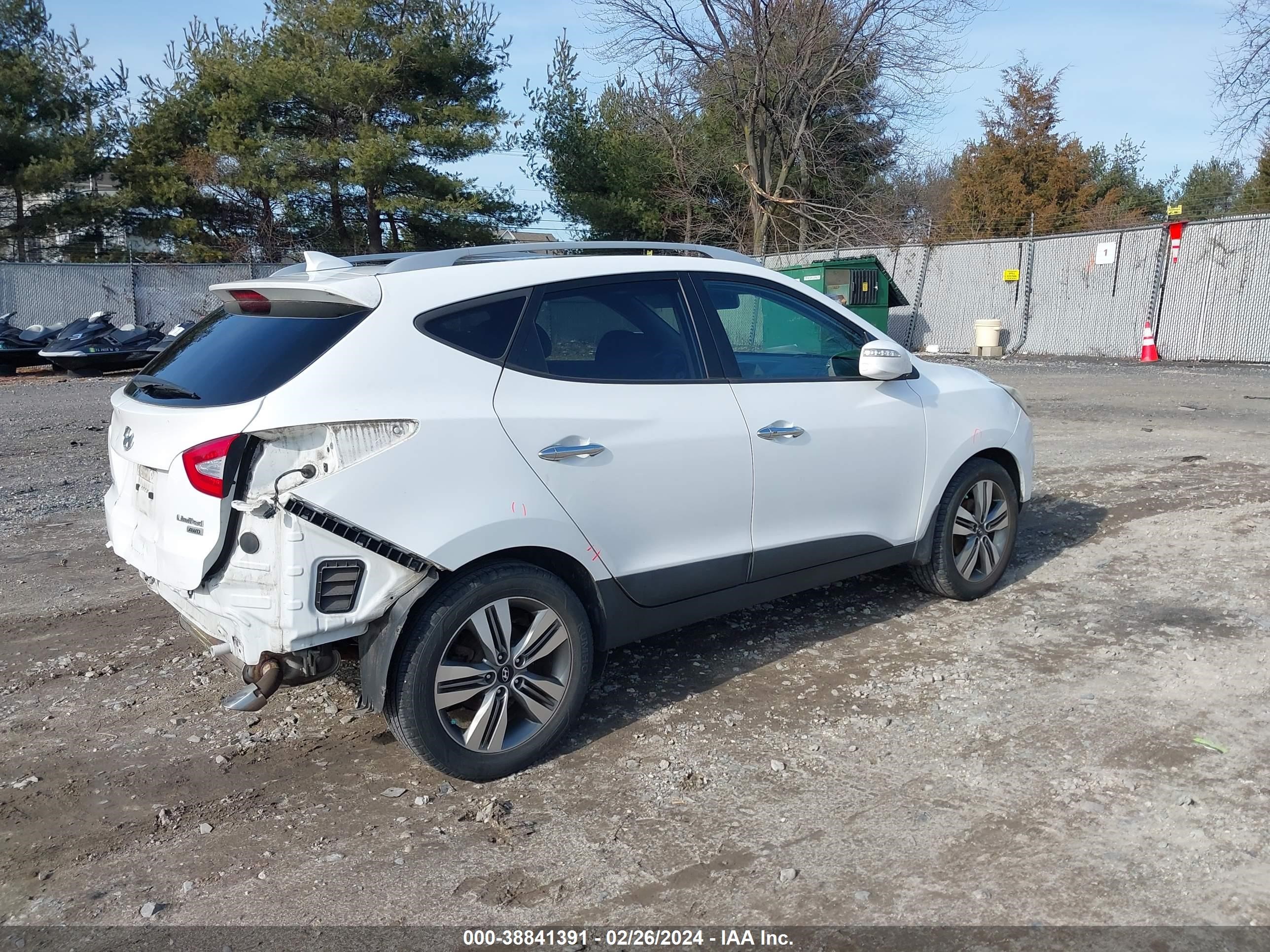 Photo 3 VIN: KM8JUCAG3EU846494 - HYUNDAI TUCSON 