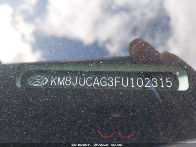 Photo 8 VIN: KM8JUCAG3FU102315 - HYUNDAI TUCSON 