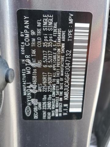 Photo 12 VIN: KM8JUCAG4FU047132 - HYUNDAI TUCSON LIM 