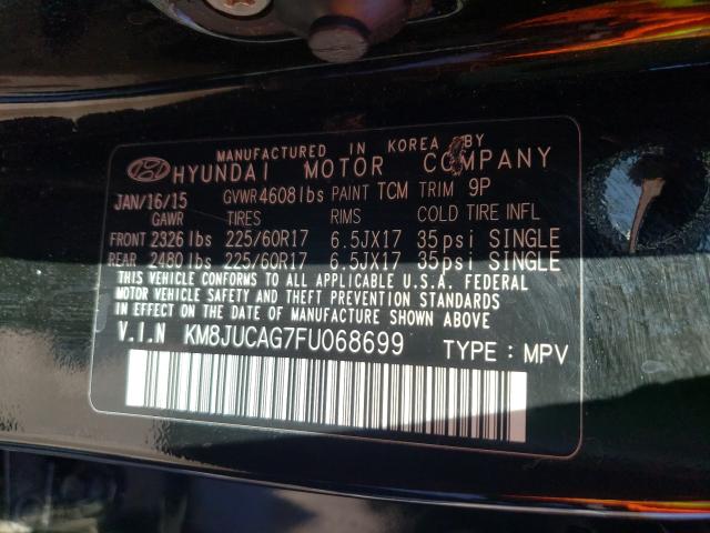 Photo 9 VIN: KM8JUCAG7FU068699 - HYUNDAI TUCSON LIM 