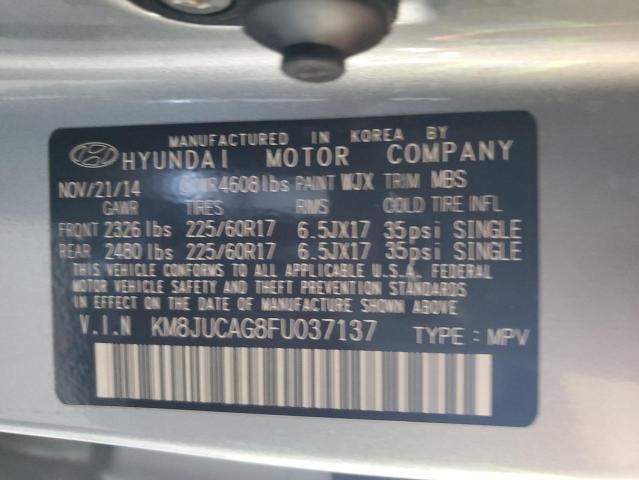 Photo 12 VIN: KM8JUCAG8FU037137 - HYUNDAI TUCSON LIM 