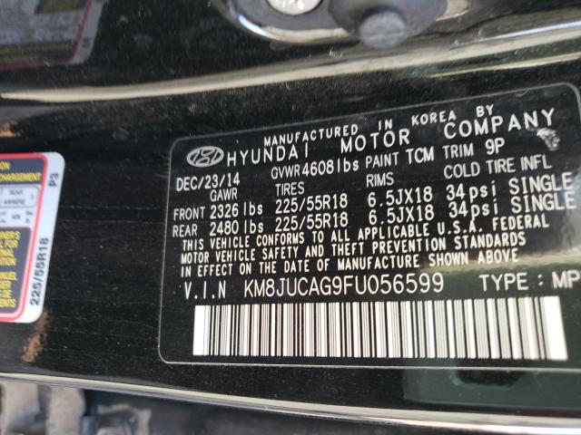 Photo 9 VIN: KM8JUCAG9FU056599 - HYUNDAI TUCSON LIM 