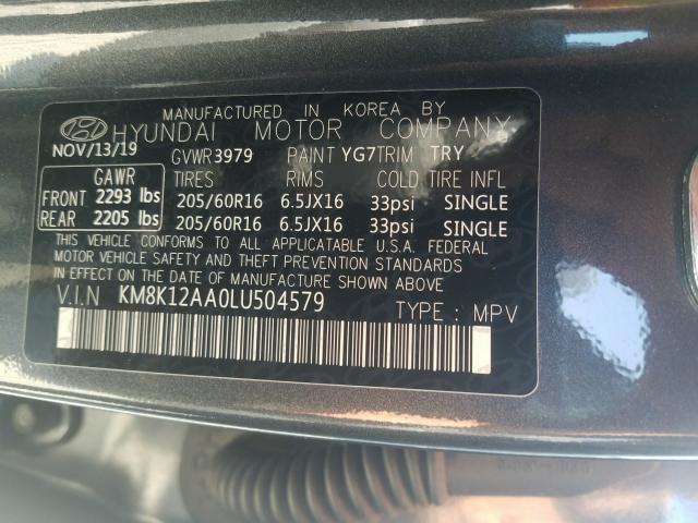 Photo 9 VIN: KM8K12AA0LU504579 - HYUNDAI KONA SE 