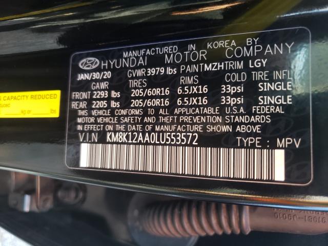 Photo 9 VIN: KM8K12AA0LU553572 - HYUNDAI KONA SE 