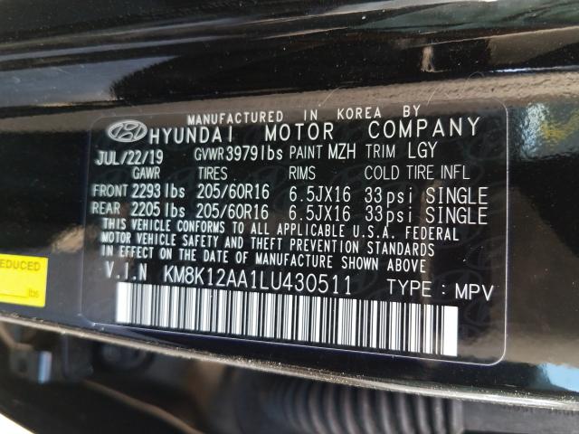 Photo 9 VIN: KM8K12AA1LU430511 - HYUNDAI KONA SE 