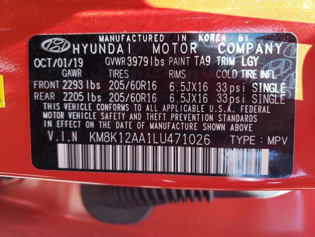 Photo 9 VIN: KM8K12AA1LU471026 - HYUNDAI KONA SE 