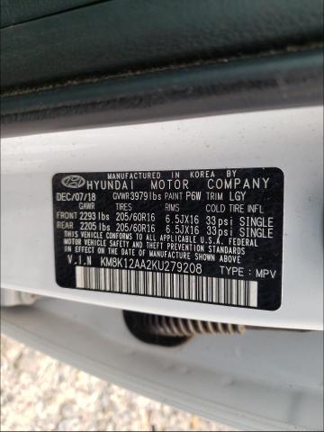 Photo 9 VIN: KM8K12AA2KU279208 - HYUNDAI KONA 