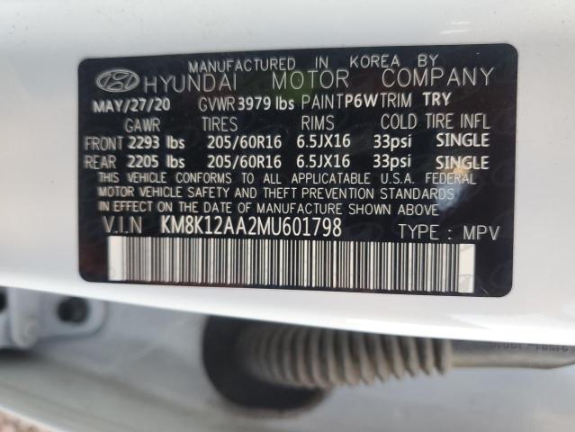 Photo 11 VIN: KM8K12AA2MU601798 - HYUNDAI KONA 