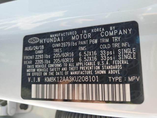 Photo 11 VIN: KM8K12AA3KU208101 - HYUNDAI KONA SE 