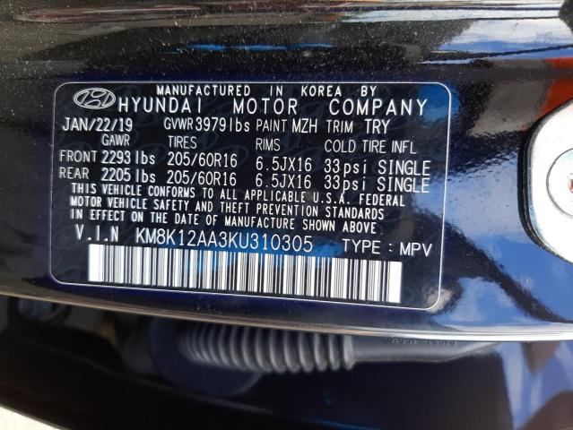 Photo 9 VIN: KM8K12AA3KU310305 - HYUNDAI KONA SE 