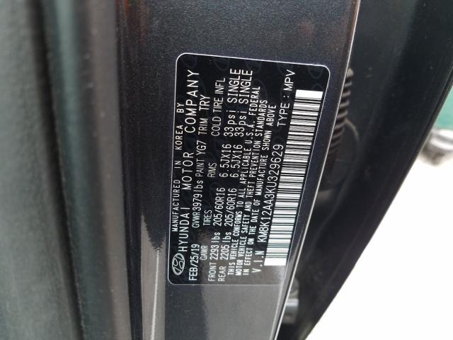 Photo 9 VIN: KM8K12AA3KU329629 - HYUNDAI KONA SE 