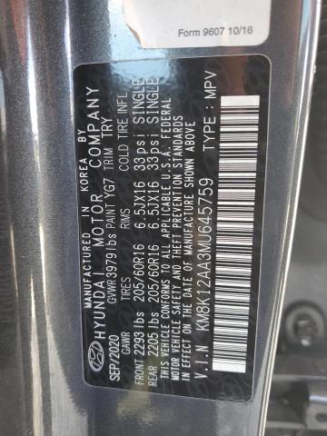 Photo 11 VIN: KM8K12AA3MU645759 - HYUNDAI KONA SE 