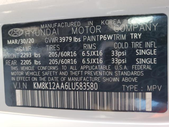 Photo 11 VIN: KM8K12AA6LU583580 - HYUNDAI KONA SE 