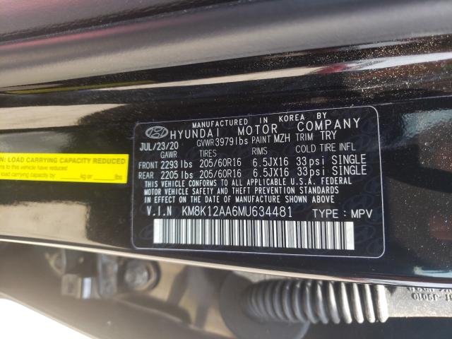 Photo 9 VIN: KM8K12AA6MU634481 - HYUNDAI KONA SE 