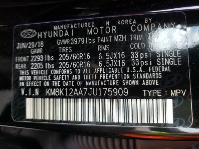 Photo 9 VIN: KM8K12AA7JU175909 - HYUNDAI KONA SE 