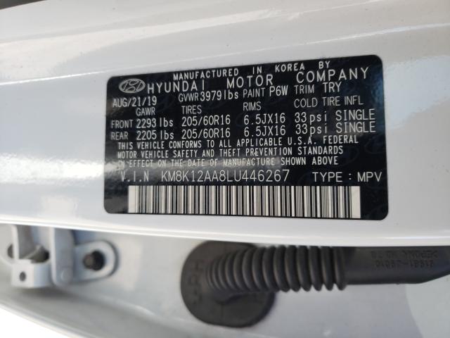 Photo 9 VIN: KM8K12AA8LU446267 - HYUNDAI KONA SE 