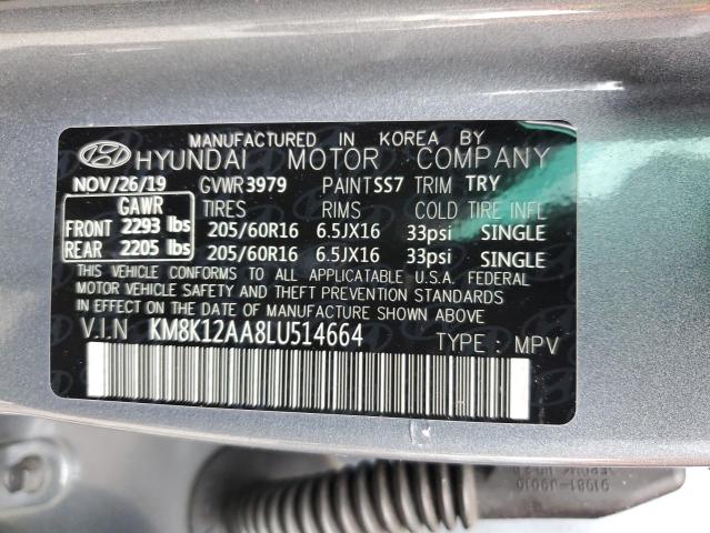 Photo 12 VIN: KM8K12AA8LU514664 - HYUNDAI KONA 