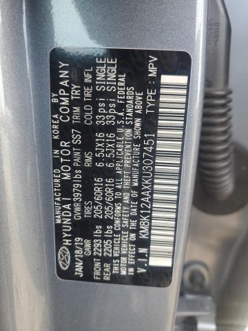 Photo 11 VIN: KM8K12AAXKU307451 - HYUNDAI KONA 