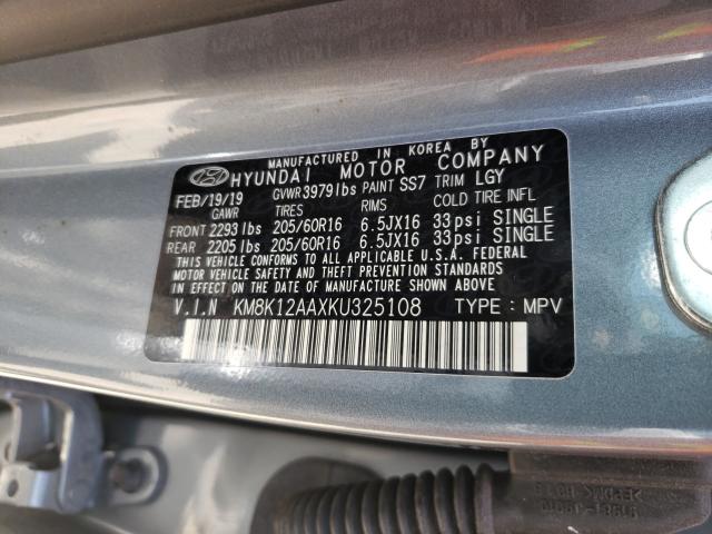 Photo 9 VIN: KM8K12AAXKU325108 - HYUNDAI KONA SE 