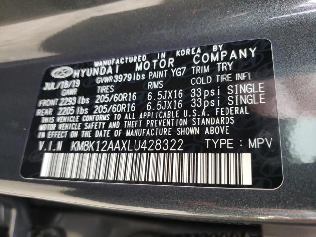 Photo 9 VIN: KM8K12AAXLU428322 - HYUNDAI KONA SE 