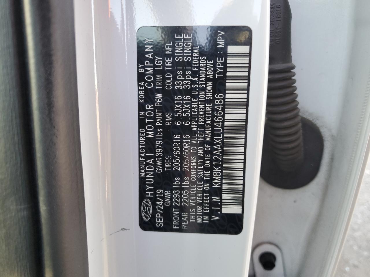 Photo 12 VIN: KM8K12AAXLU466486 - HYUNDAI KONA 