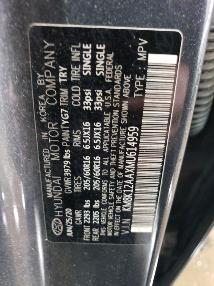 Photo 11 VIN: KM8K12AAXMU614959 - HYUNDAI KONA 