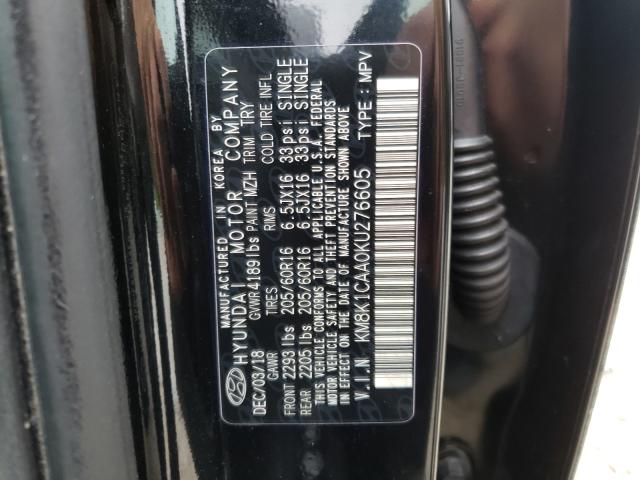 Photo 9 VIN: KM8K1CAA0KU276605 - HYUNDAI KONA SE 