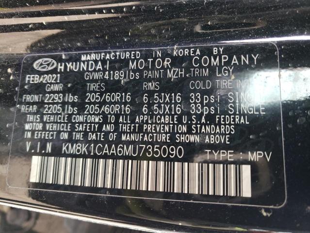 Photo 11 VIN: KM8K1CAA6MU735090 - HYUNDAI KONA 