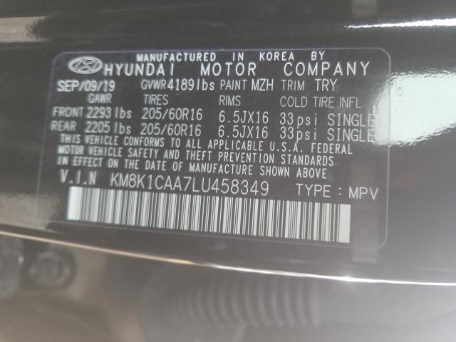 Photo 9 VIN: KM8K1CAA7LU458349 - HYUNDAI KONA SE 