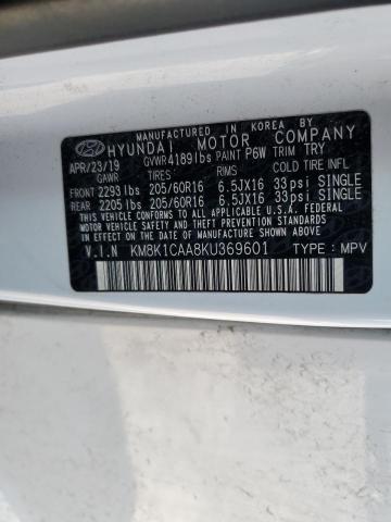 Photo 12 VIN: KM8K1CAA8KU369601 - HYUNDAI KONA 