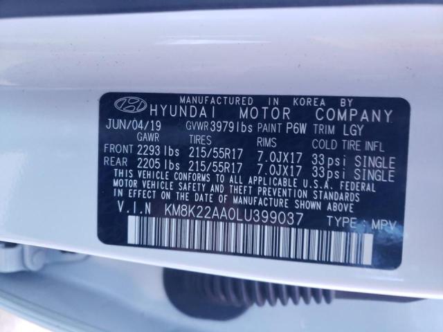 Photo 9 VIN: KM8K22AA0LU399037 - HYUNDAI KONA SEL 