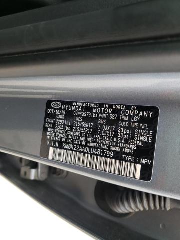 Photo 9 VIN: KM8K22AA0LU481799 - HYUNDAI KONA SEL 