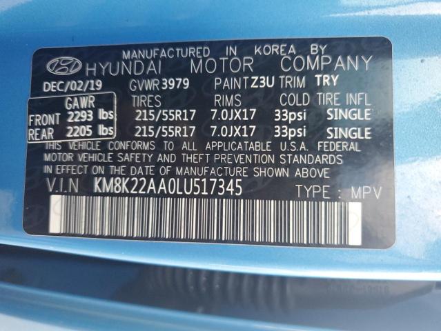 Photo 13 VIN: KM8K22AA0LU517345 - HYUNDAI KONA SEL 