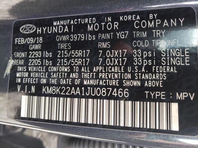 Photo 9 VIN: KM8K22AA1JU087466 - HYUNDAI KONA 