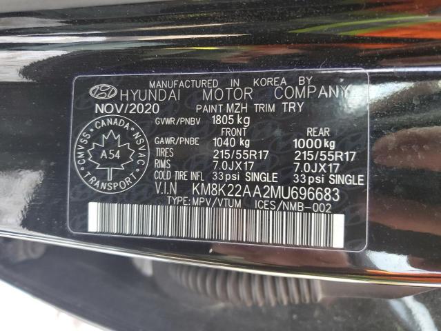 Photo 12 VIN: KM8K22AA2MU696683 - HYUNDAI KONA 