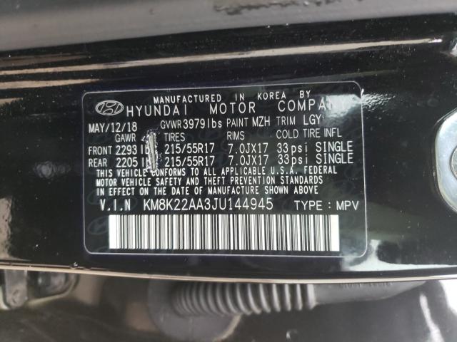 Photo 9 VIN: KM8K22AA3JU144945 - HYUNDAI KONA SEL 