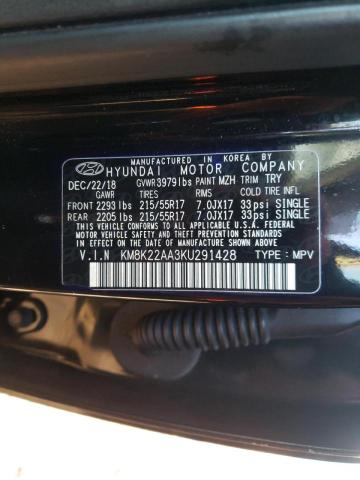 Photo 9 VIN: KM8K22AA3KU291428 - HYUNDAI KONA SEL 