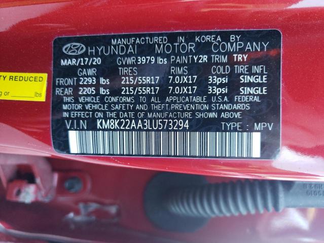 Photo 9 VIN: KM8K22AA3LU573294 - HYUNDAI KONA SEL 