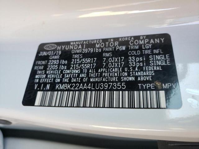 Photo 9 VIN: KM8K22AA4LU397355 - HYUNDAI KONA SEL 