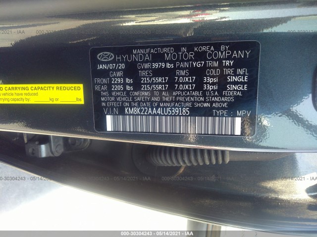 Photo 8 VIN: KM8K22AA4LU539185 - HYUNDAI KONA 