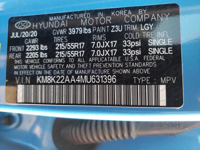 Photo 9 VIN: KM8K22AA4MU631396 - HYUNDAI KONA SEL 