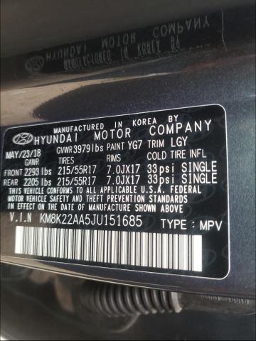 Photo 9 VIN: KM8K22AA5JU151685 - HYUNDAI KONA SEL 