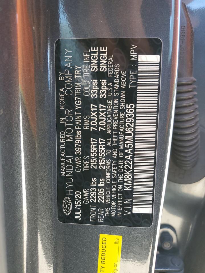 Photo 12 VIN: KM8K22AA5MU629365 - HYUNDAI KONA 