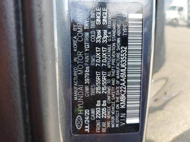 Photo 12 VIN: KM8K22AA6MU635532 - HYUNDAI KONA SEL 