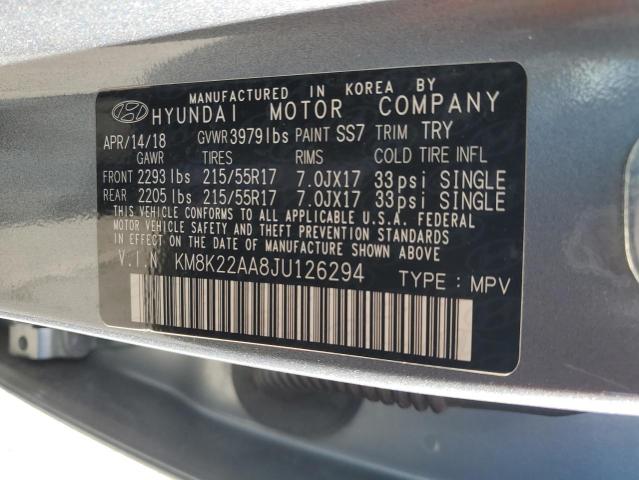 Photo 11 VIN: KM8K22AA8JU126294 - HYUNDAI KONA 