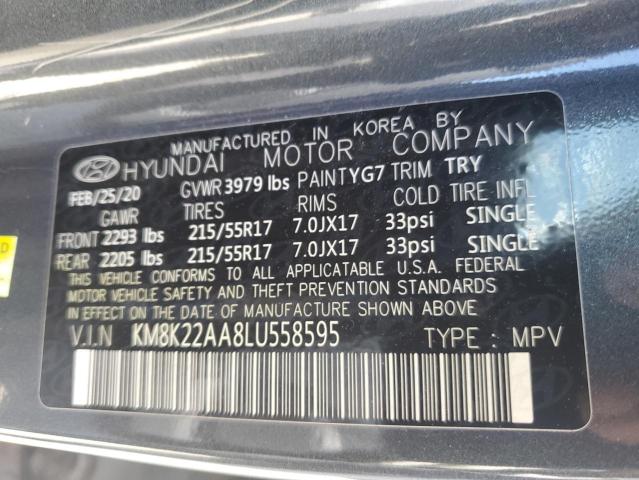 Photo 11 VIN: KM8K22AA8LU558595 - HYUNDAI KONA 