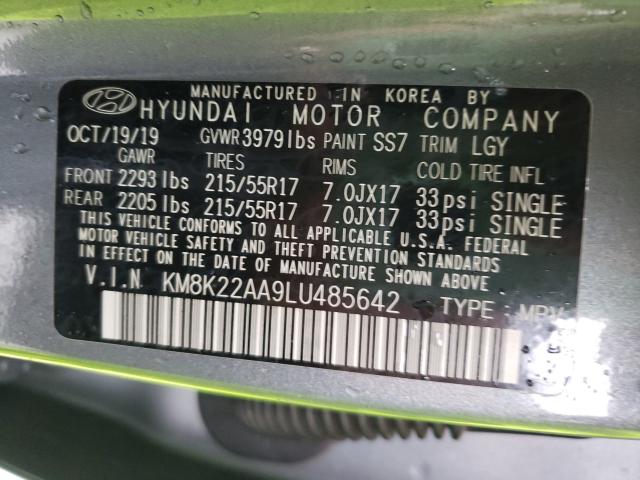 Photo 9 VIN: KM8K22AA9LU485642 - HYUNDAI KONA 