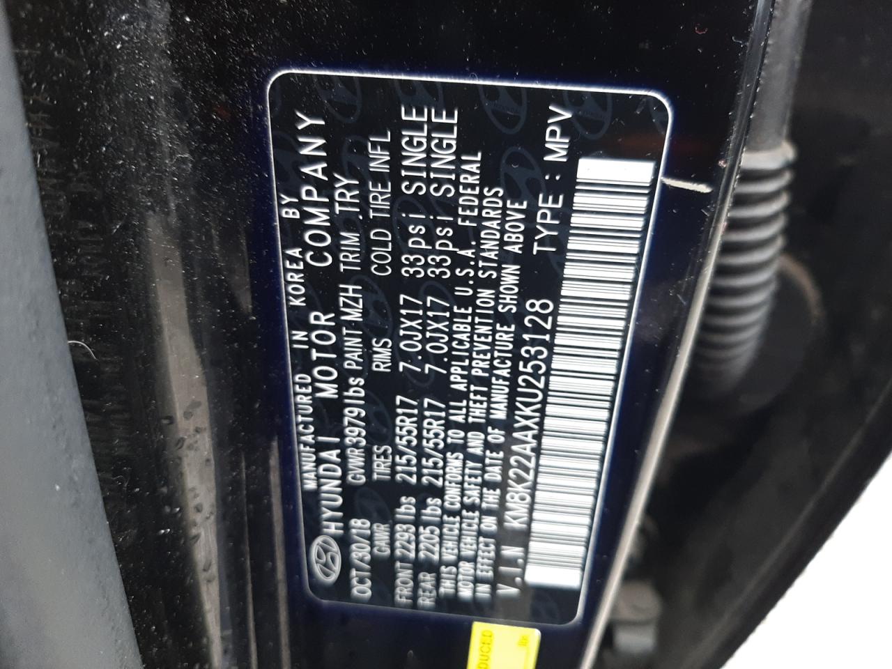 Photo 13 VIN: KM8K22AAXKU253128 - HYUNDAI KONA 