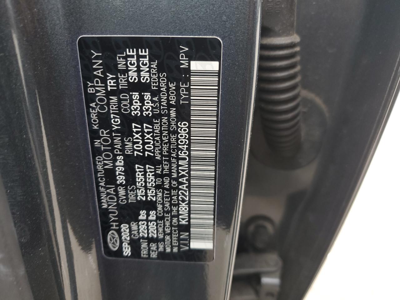 Photo 11 VIN: KM8K22AAXMU649966 - HYUNDAI KONA 